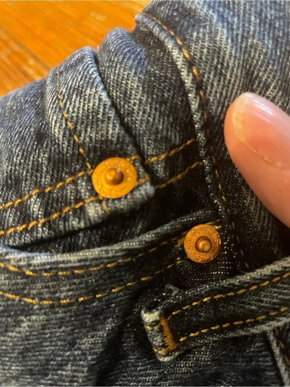 Levi’s Original Fit 501 Men’s Jeans 36x30 Dark Stonewash Buttonfly Egypt